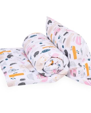 Bamko Wald Rosa Bettwäsche 120x90