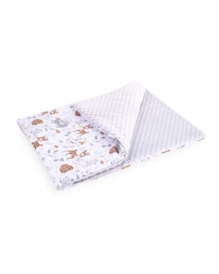 Bamko Minky-Decke 75x100cm Rehe Braun