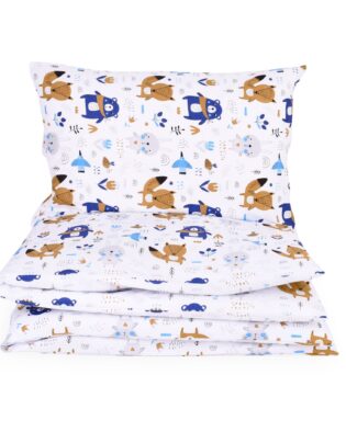 Bamko Blaubäre Bettwäsche 80x80