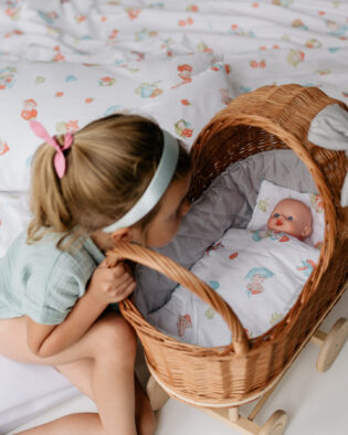 puppenbettwäsche pilze